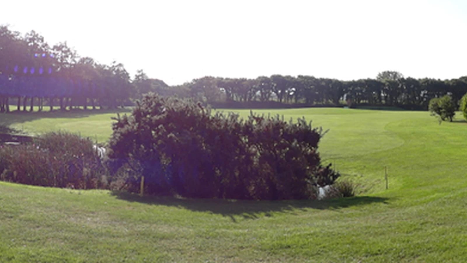 Vue du parcours de golf de brest pen ar bed.