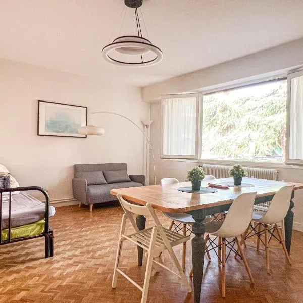Vue de l’établissement Cosy 60m Forest Home in Maisons-Laffitte, 20mins to Paris, Ideal for Family of 4