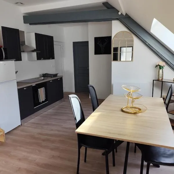 Vue de l’établissement Au pied du Château d'Isenbourg, très beau F4 neuf avec jardin privé!