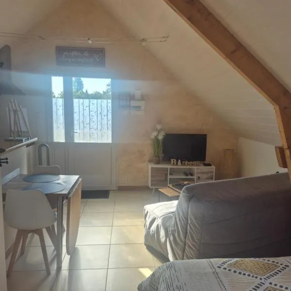 Vue de l’établissement Studio Cosy à la campagne, à 30 min des plages