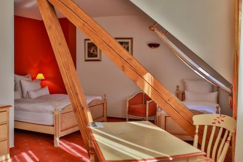 Chambre de l’Hotel Saint-Hubert à Hambach