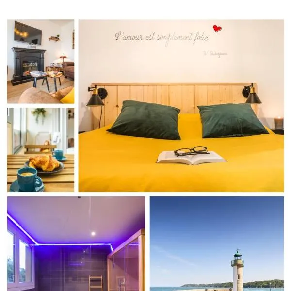 Vue de l’établissement Escapade en Bord de mer avec Sauna et Spa Privés