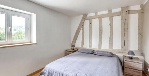 Chambre de l’établissement Le Blason - Maison avec terrasse - Calme & nature
