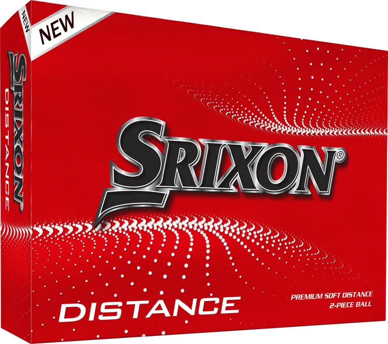 Boîte de 12 balles Srixon Distance blanches
